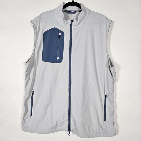 Southern Tide Other - Southern Tide Bowline Performance Fishing Mens 2XL Sleeveless Full Zip Vest